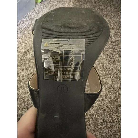 Women’s Rampage Studded Block Heels Size 8 - Picture 4 of 4